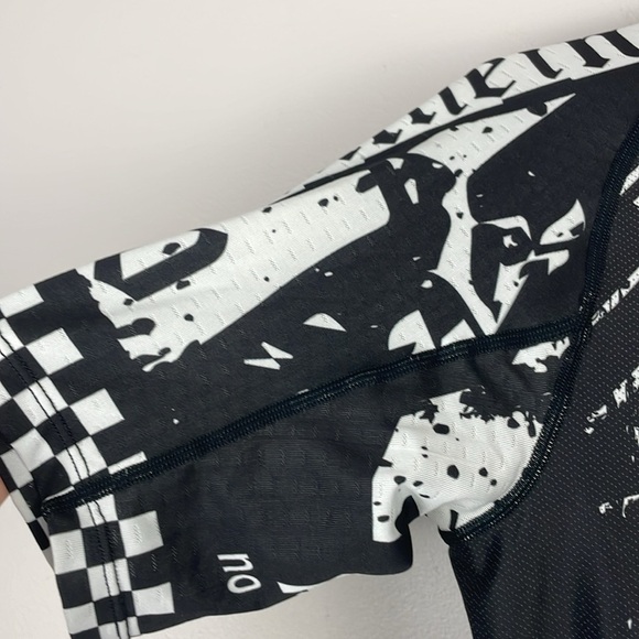 WATTIE INK Men’s Cycling Shirt Jersey SZ Large Made in USA American Flag - Picture 3 of 10